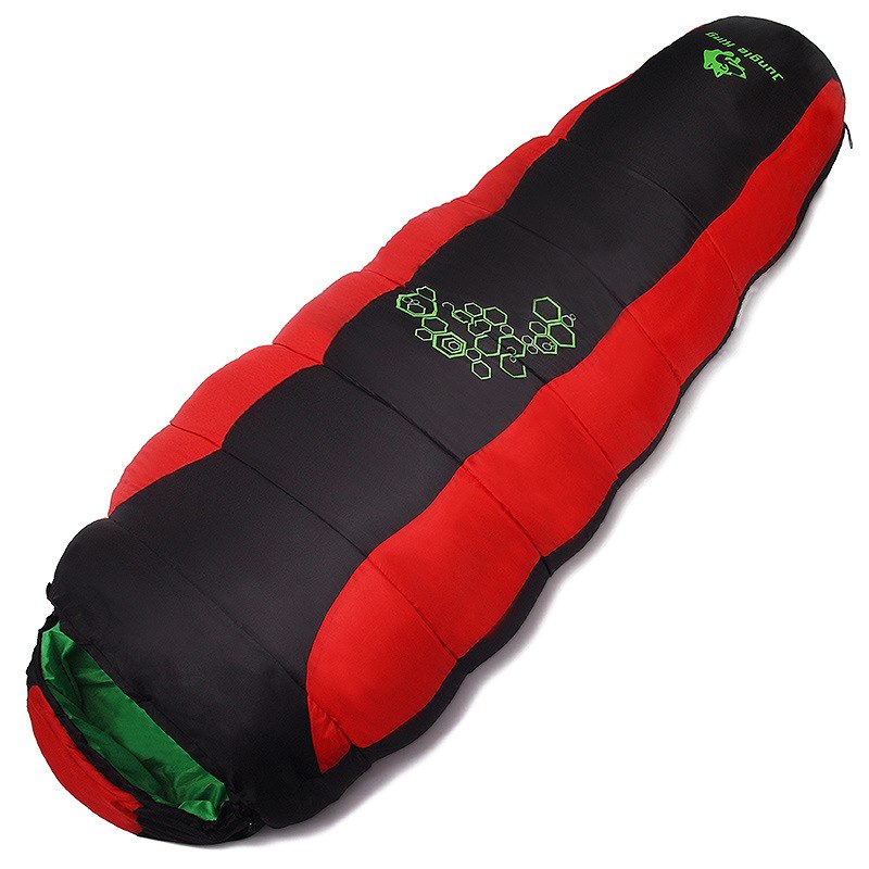 Camping Winter Sleeping Bag -5-0 ℃ Sleeping Bags Travel & Outdoor Color : Red|Grey|Blue 