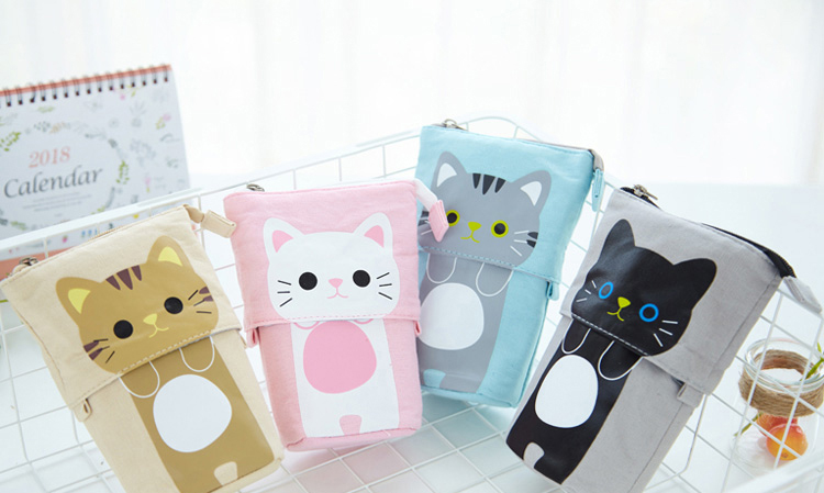 Cute Pencil Case Zipper Kawaii Cat Pencil Box Boys Girls School Supplies Student Stationery Gift for Kids Trousse Scolaire Stylo Cute Pencil Case Zipper Kawaii Cat Pencil Box Boys Girls School Supplies Student Stationery Gift for Kids Trousse Scolaire Stylo