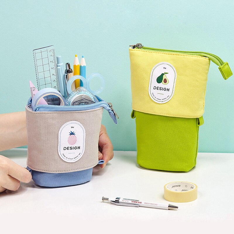 Cute Pencil Case Zipper Kawaii Cat Pencil Box Boys Girls School Supplies Student Stationery Gift for Kids Trousse Scolaire Stylo