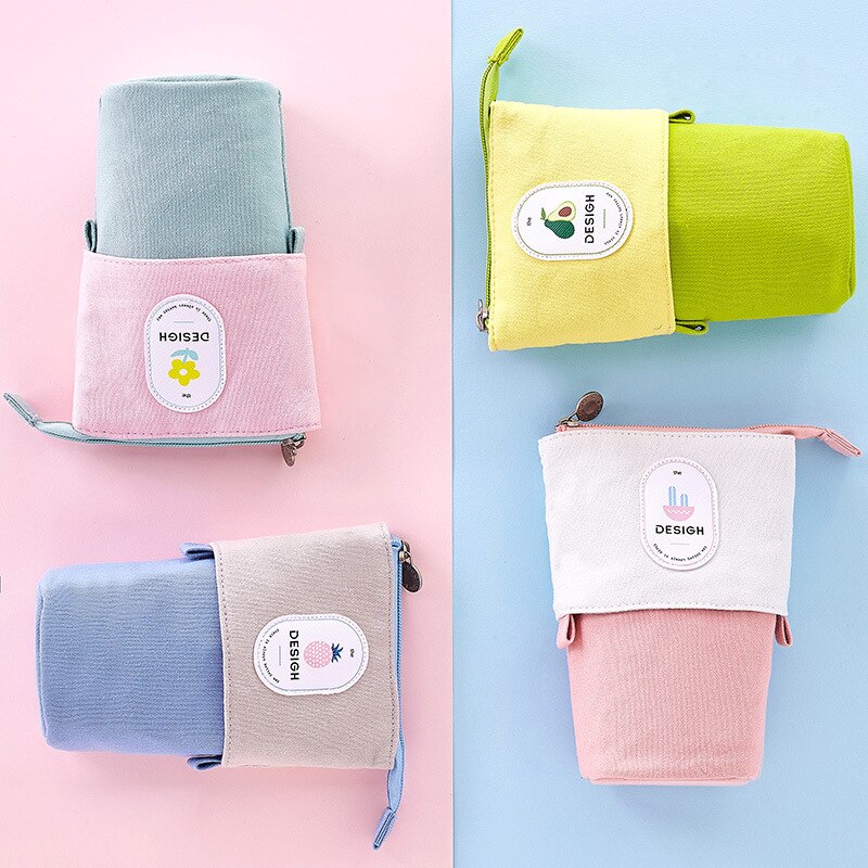 Cute Pencil Case Zipper Kawaii Cat Pencil Box Boys Girls School Supplies Student Stationery Gift for Kids Trousse Scolaire Stylo