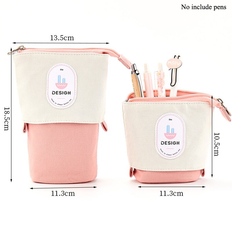 Cute Pencil Case Zipper Kawaii Cat Pencil Box Boys Girls School Supplies Student Stationery Gift for Kids Trousse Scolaire Stylo