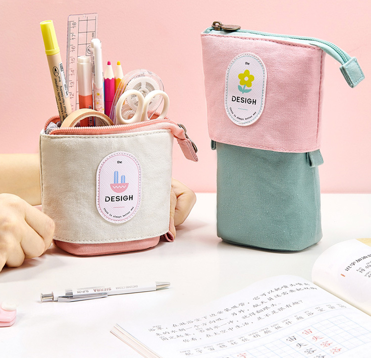 Cute Pencil Case Zipper Kawaii Cat Pencil Box Boys Girls School Supplies Student Stationery Gift for Kids Trousse Scolaire Stylo