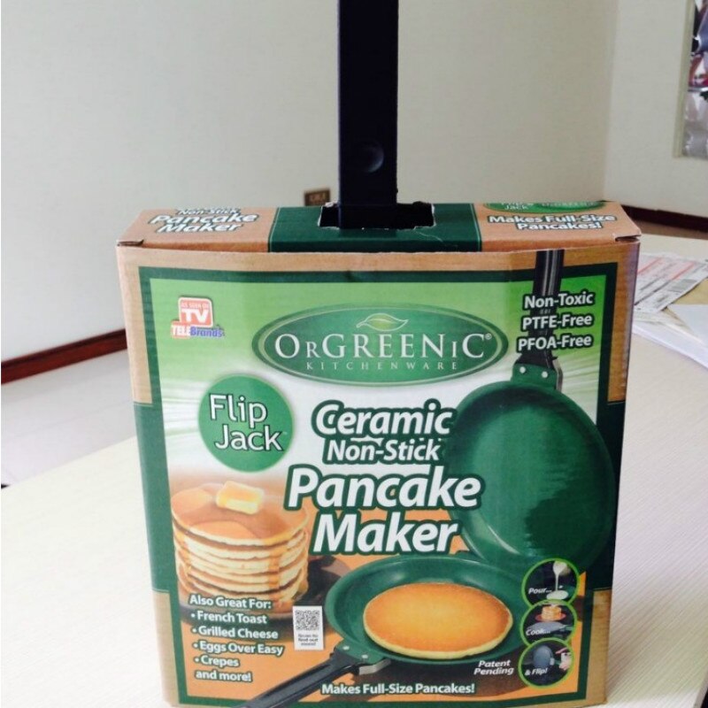 DIY Non-Stick Flip Pan, Double Sided Pancake Maker Omelette Pan Healthy Frying Pan General Use for Gas and Induction Cooker DIY Non-Stick Flip Pan, Double Sided Pancake Maker Omelette Pan Healthy Frying Pan General Use for Gas and Induction Cooker