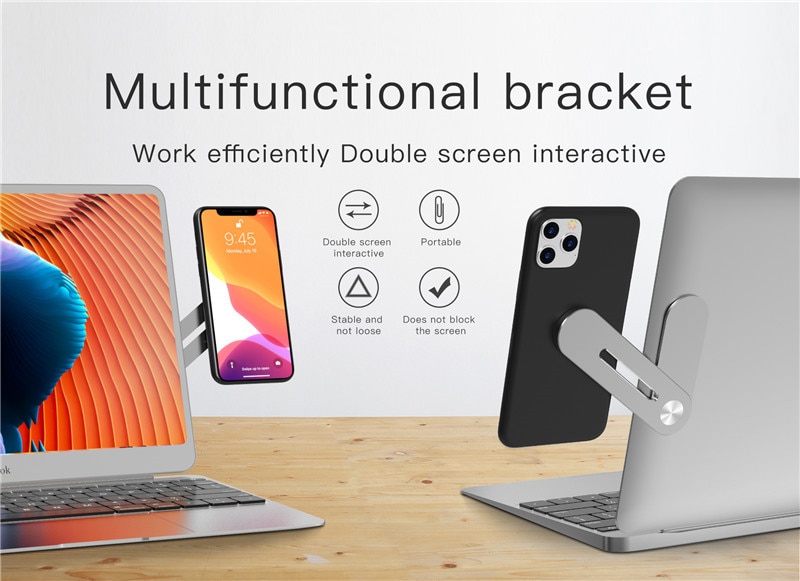 Lovebay Screen Support Holder Laptop Side Mount Connect Tablet Bracket Multifunctional Bracket Adjustable Cell Phone Holder Lovebay Screen Support Holder Laptop Side Mount Connect Tablet Bracket Multifunctional Bracket Adjustable Cell Phone Holder