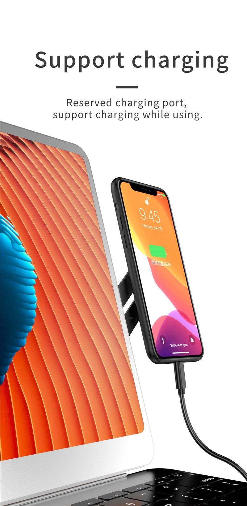 Lovebay Screen Support Holder Laptop Side Mount Connect Tablet Bracket Multifunctional Bracket Adjustable Cell Phone Holder Lovebay Screen Support Holder Laptop Side Mount Connect Tablet Bracket Multifunctional Bracket Adjustable Cell Phone Holder