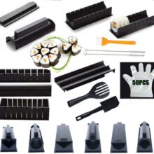IYouNice 11Pcs/Set Sushi Maker Equipment Kit,Japanese Rice Ball Cake Roll Mold Sushi Multifunctional Mould Making Sushi Tools IYouNice 11Pcs/Set Sushi Maker Equipment Kit,Japanese Rice Ball Cake Roll Mold Sushi Multifunctional Mould Making Sushi Tools