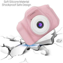 Children Mini Camera Pink Kids Digital HD Camera 2″ Color Display Children Birthday Gift+16GB SD Card Game Study Camera Children Mini Camera Pink Kids Digital HD Camera 2