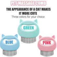 Pet Massage Brush Removal Comb Shell Shaped Handle Pet Grooming Massage Tool Remove Loose Hairs for Cats Pet Cleaning Supplies Pet Massage Brush Removal Comb Shell Shaped Handle Pet Grooming Massage Tool Remove Loose Hairs for Cats Pet Cleaning Supplies