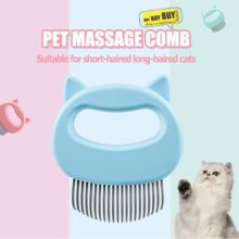 Pet Massage Brush Removal Comb Shell Shaped Handle Pet Grooming Massage Tool Remove Loose Hairs for Cats Pet Cleaning Supplies Pet Massage Brush Removal Comb Shell Shaped Handle Pet Grooming Massage Tool Remove Loose Hairs for Cats Pet Cleaning Supplies