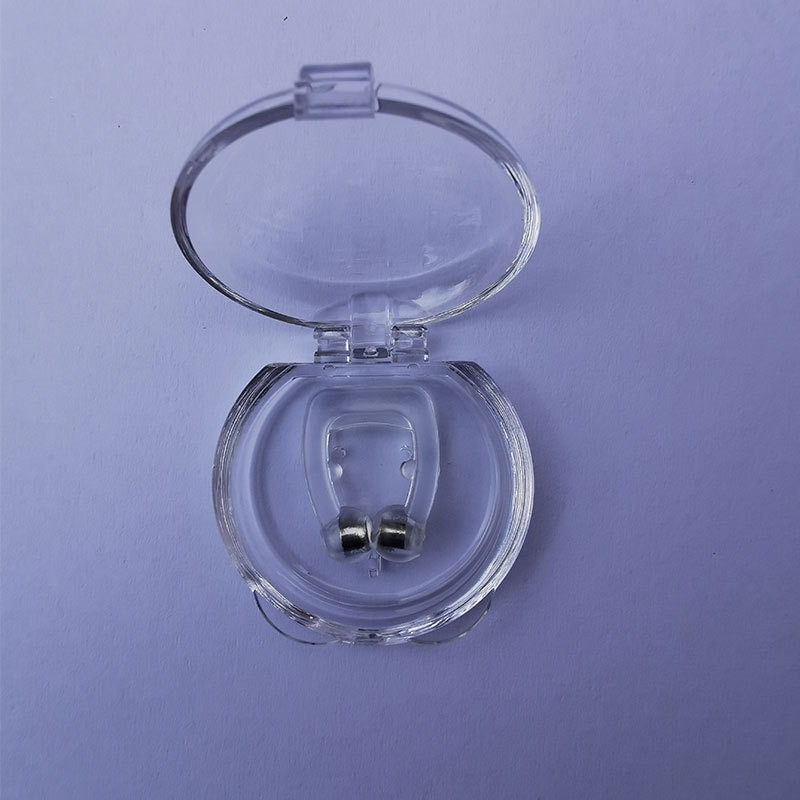 3pcs Anti Snoring Silicone Nose Clip Magnetic Stop Snoring Nose Clips Anti-Snoring Apnea Sleeping Aid Device with colorful box