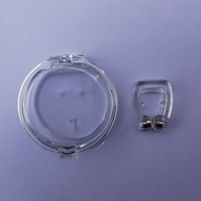3pcs Anti Snoring Silicone Nose Clip Magnetic Stop Snoring Nose Clips Anti-Snoring Apnea Sleeping Aid Device with colorful box