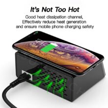 100W 8 Ports USB Charger Quick Charge 3.0 Adapter HUB Wireless Charger Charging Station PD Fast Charger For iPhone 11 Samsung 100W 8 Ports USB Charger Quick Charge 3.0 Adapter HUB Wireless Charger Charging Station PD Fast Charger For iPhone 11 Samsung