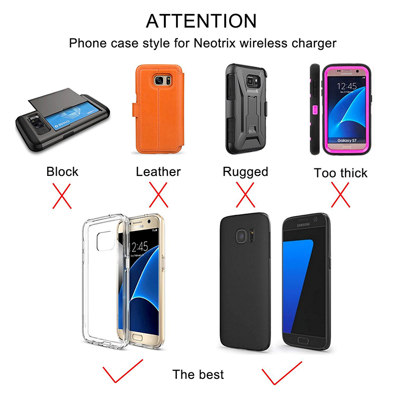 Bonola Car Wireless Charger For iPhone11/11Pro/XsMax/Xr/8plus Qi Magnetic Fast Wireless Car Charger For SamsungS10/S9/Mi Note10