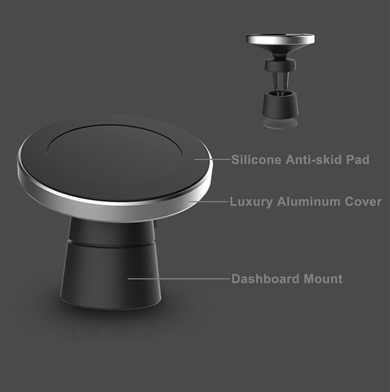Bonola Car Wireless Charger For iPhone11/11Pro/XsMax/Xr/8plus Qi Magnetic Fast Wireless Car Charger For SamsungS10/S9/Mi Note10