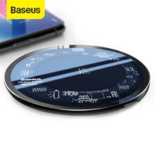 Baseus 15W Qi Wireless Charger for iPhone X/XS Max XR 8 Plus Visible Element Wireless Charging pad for Samsung S9 S10+ Note 9 10 Baseus 15W Qi Wireless Charger for iPhone X/XS Max XR 8 Plus Visible Element Wireless Charging pad for Samsung S9 S10+ Note 9 10