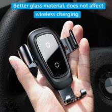 Baseus car phone holder 10w qi wireless charger for iPhone X Samsung S10 S9 S8 phone holder car phone power charger in air vent Baseus car phone holder 10w qi wireless charger for iPhone X Samsung S10 S9 S8 phone holder car phone power charger in air vent