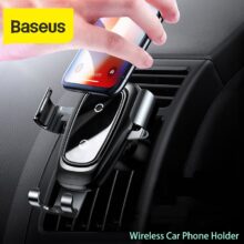Baseus car phone holder 10w qi wireless charger for iPhone X Samsung S10 S9 S8 phone holder car phone power charger in air vent Baseus car phone holder 10w qi wireless charger for iPhone X Samsung S10 S9 S8 phone holder car phone power charger in air vent