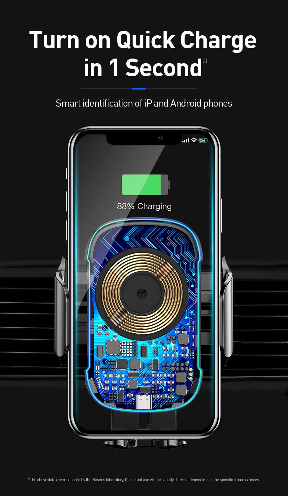 Baseus Qi Car Wireless Charger for iPhone 11 Samsung Xiaomi 15W Induction Car Mount Fast Wireless Charging with Car Phone Holder Baseus Qi Car Wireless Charger for iPhone 11 Samsung Xiaomi 15W Induction Car Mount Fast Wireless Charging with Car Phone Holder