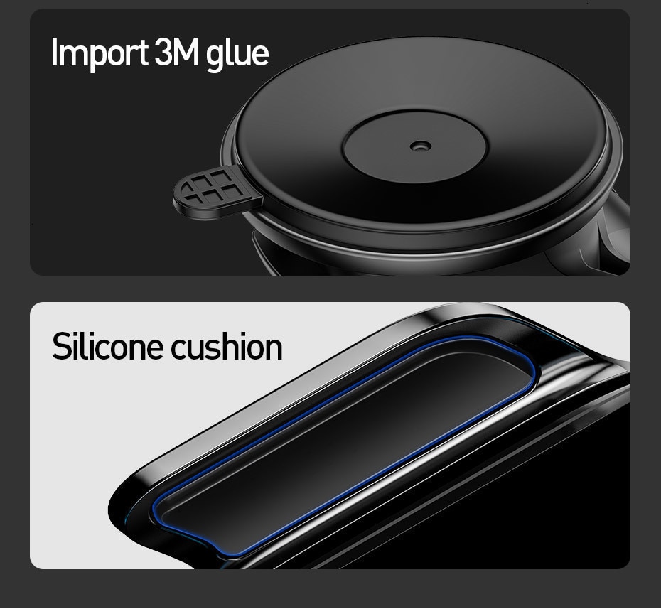 Baseus Qi Car Wireless Charger for iPhone 11 Samsung Xiaomi 15W Induction Car Mount Fast Wireless Charging with Car Phone Holder Baseus Qi Car Wireless Charger for iPhone 11 Samsung Xiaomi 15W Induction Car Mount Fast Wireless Charging with Car Phone Holder