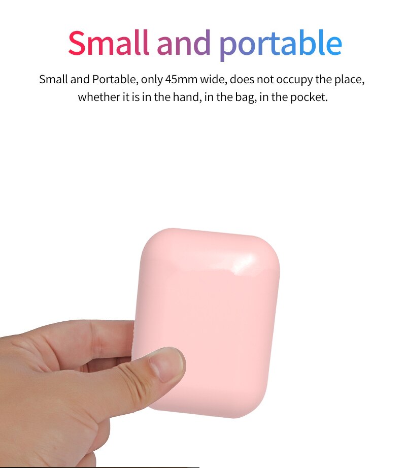 Original i12 TWS Bluetooth 5.0 Sport Earphone touch pop-up window HD Mic for iPhone Xiaomi Huawei Samsung Phone pk i9s i11 Tws