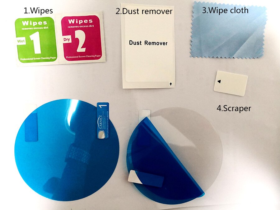 Car Rain Film Rearview Mirror Protective Film Anti Fog Membrane Anti-glare Waterproof Rainproof Car Mirror Window Clear Safer