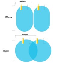 Car Rain Film Rearview Mirror Protective Film Anti Fog Membrane Anti-glare Waterproof Rainproof Car Mirror Window Clear Safer Car Rain Film Rearview Mirror Protective Film Anti Fog Membrane Anti-glare Waterproof Rainproof Car Mirror Window Clear Safer