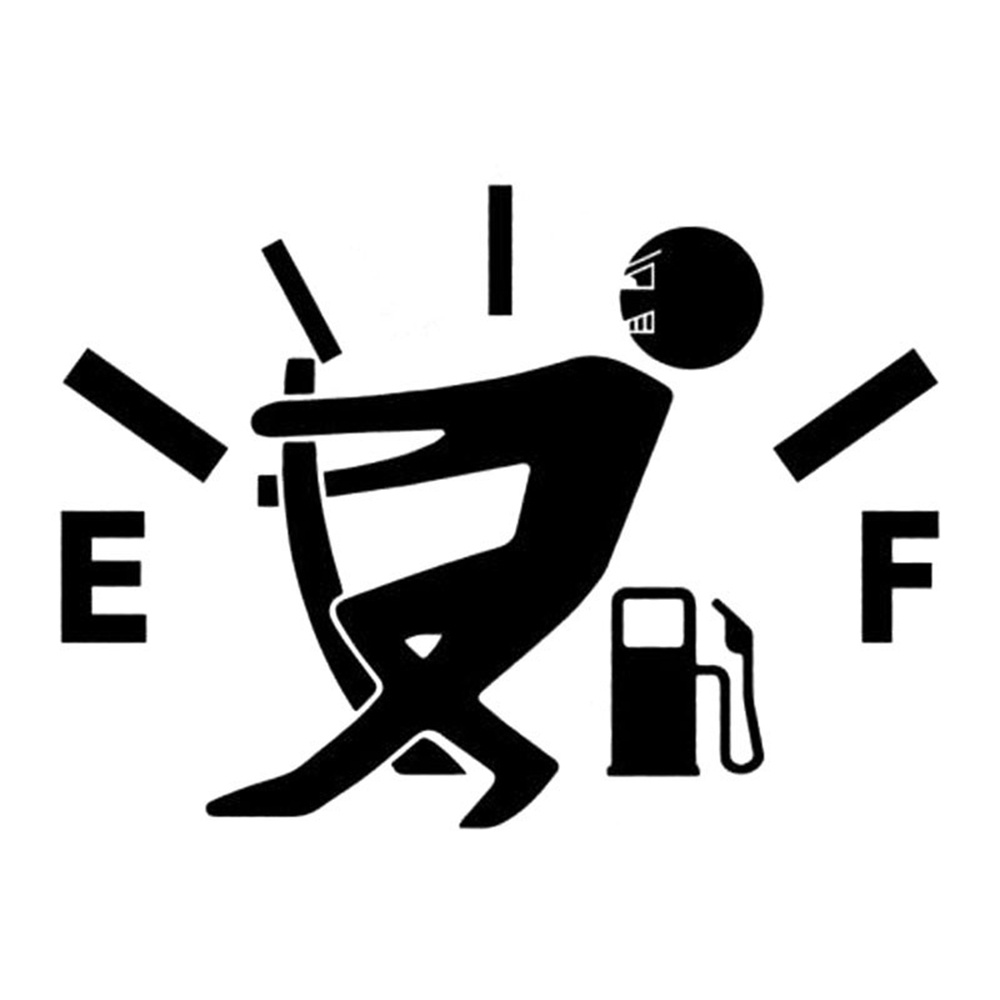 1Pc Funny Car Sticker Pull Fuel Tank Cap Cover Pointer Full Hellaflush Reflective Car Vinyl Decal Sticker Wholesale Car Styling