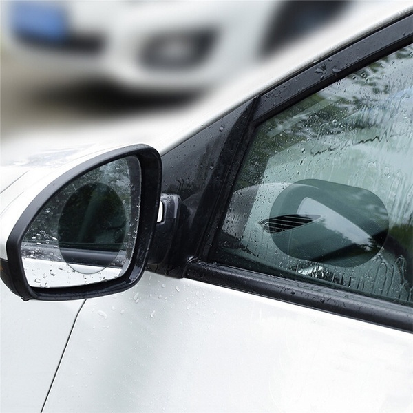 2Pcs/set Rainproof Car Accessories Car Mirror Window Clear Film Membrane Anti Fog Anti-glare Waterproof Sticker Driving Safety