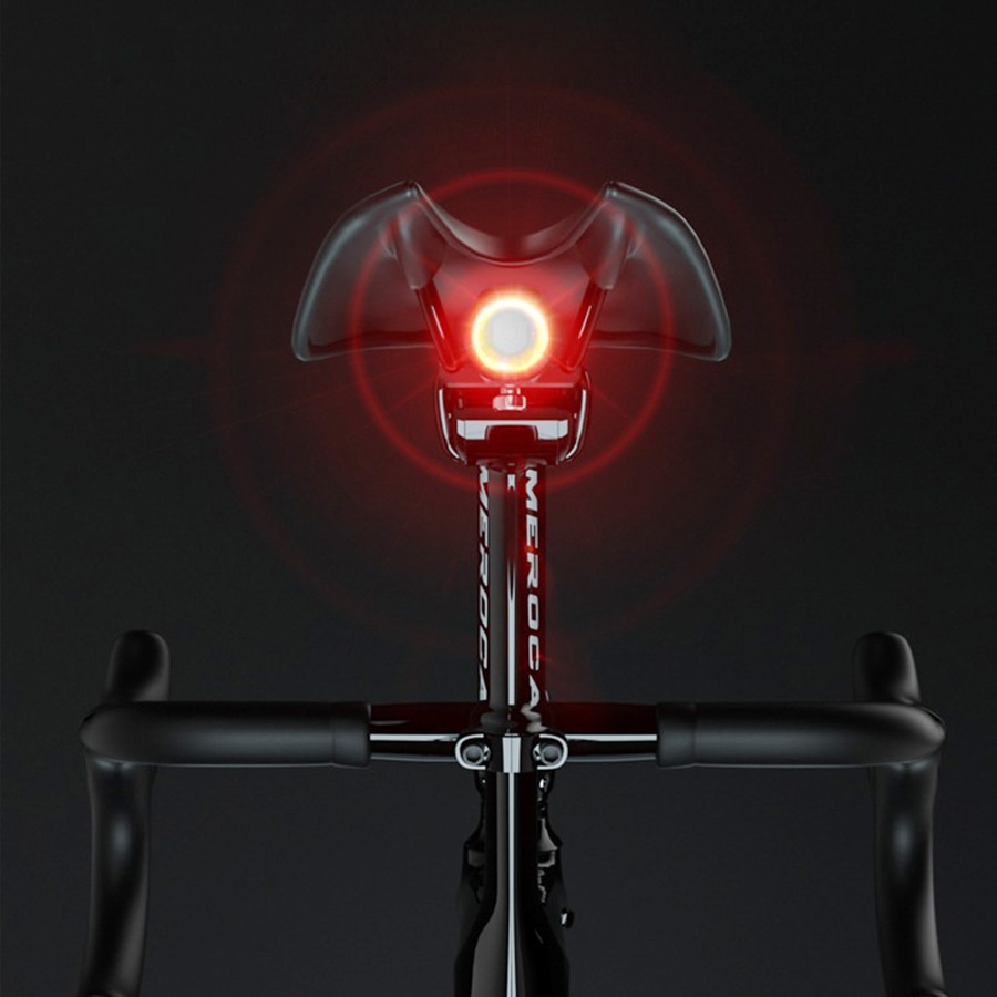 NEWBOLER Smart Bicycle Rear Light Auto Start/Stop Brake Sensing IPx6 Waterproof USB Charge cycling Tail Taillight Bike LED Light NEWBOLER Smart Bicycle Rear Light Auto Start/Stop Brake Sensing IPx6 Waterproof USB Charge cycling Tail Taillight Bike LED Light