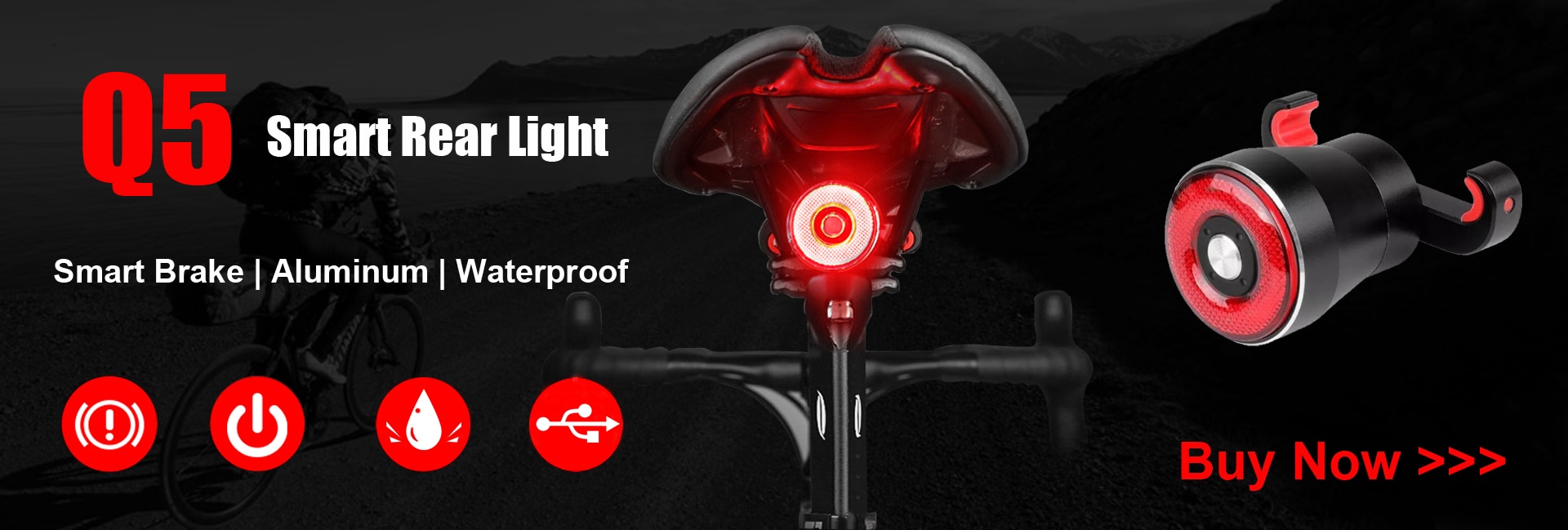 NEWBOLER Smart Bicycle Rear Light Auto Start/Stop Brake Sensing IPx6 Waterproof USB Charge cycling Tail Taillight Bike LED Light NEWBOLER Smart Bicycle Rear Light Auto Start/Stop Brake Sensing IPx6 Waterproof USB Charge cycling Tail Taillight Bike LED Light