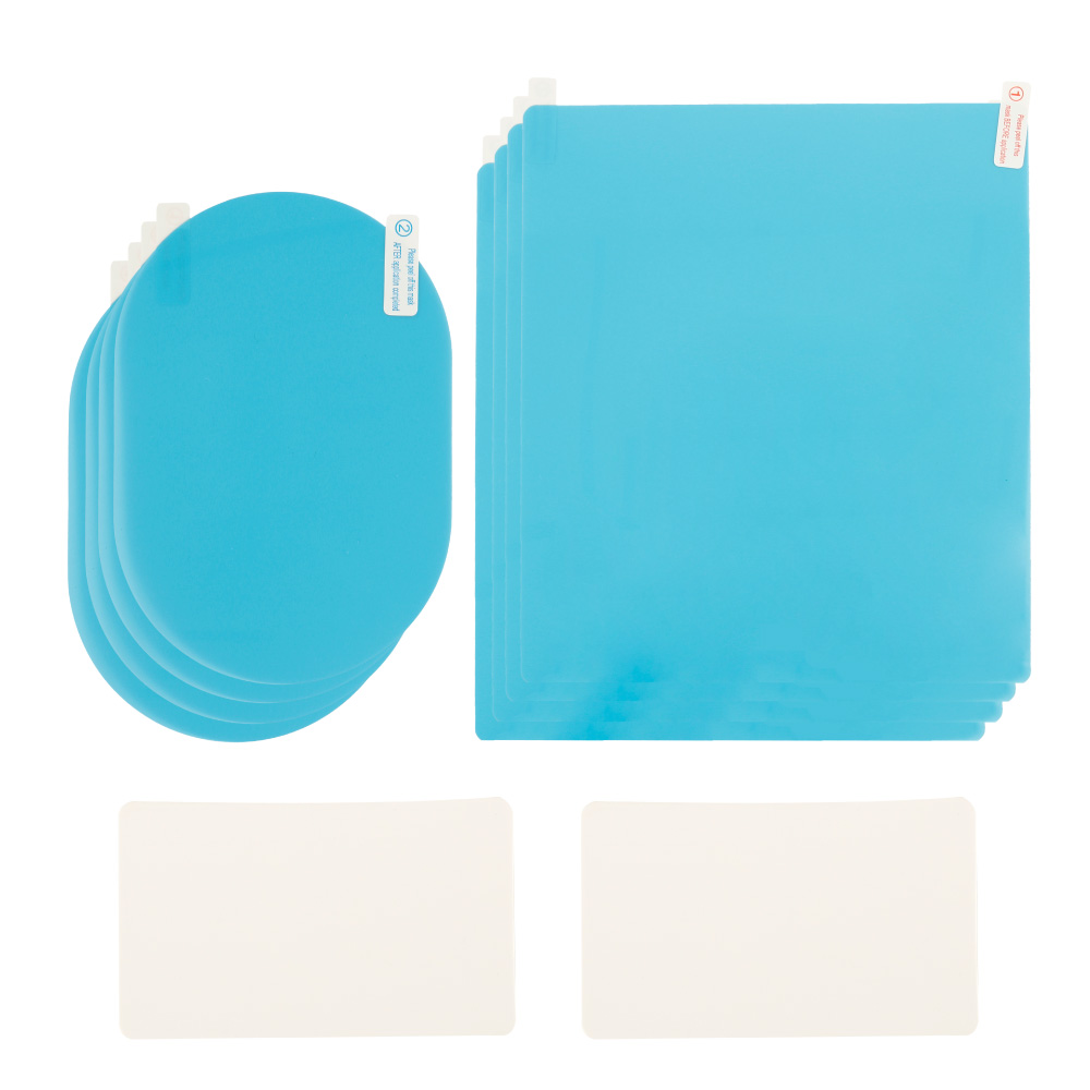 Car Rearview Mirror Protective Film Anti Fog Rain Window Clear Rainproof Rear View Mirror Protective Soft Film Auto Accessories