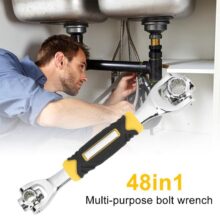 48 in 1 Multipurpose Bolt Wrench 360 Degree Socket Wrench Rotary Spanner with Spline Bolts Furniture Car Repair Hand Tool 48 in 1 Multipurpose Bolt Wrench 360 Degree Socket Wrench Rotary Spanner with Spline Bolts Furniture Car Repair Hand Tool