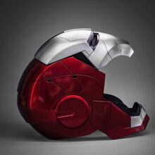 Cool! 1 / 1 MK5 Live-Action Iron Man Mask Helmet Remote & Voice Control Cosplay Wearable Model PVC Cool! 1 / 1 MK5 Live-Action Iron Man Mask Helmet Remote & Voice Control Cosplay Wearable Model PVC