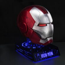 Cool! 1 / 1 MK5 Live-Action Iron Man Mask Helmet Remote & Voice Control Cosplay Wearable Model PVC Cool! 1 / 1 MK5 Live-Action Iron Man Mask Helmet Remote & Voice Control Cosplay Wearable Model PVC