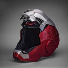 Cool! 1 / 1 MK5 Live-Action Iron Man Mask Helmet Remote & Voice Control Cosplay Wearable Model PVC Cool! 1 / 1 MK5 Live-Action Iron Man Mask Helmet Remote & Voice Control Cosplay Wearable Model PVC
