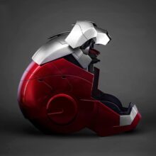 Cool! 1 / 1 MK5 Live-Action Iron Man Mask Helmet Remote & Voice Control Cosplay Wearable Model PVC Cool! 1 / 1 MK5 Live-Action Iron Man Mask Helmet Remote & Voice Control Cosplay Wearable Model PVC