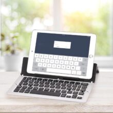 VODOOL Triple Folding Bluetooth Keyboard BT Wireless Foldable Touchpad Keypad for IOS/Android/Windows ipad Tablet VODOOL Triple Folding Bluetooth Keyboard BT Wireless Foldable Touchpad Keypad for IOS/Android/Windows ipad Tablet