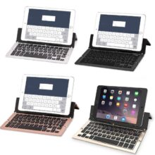VODOOL Triple Folding Bluetooth Keyboard BT Wireless Foldable Touchpad Keypad for IOS/Android/Windows ipad Tablet VODOOL Triple Folding Bluetooth Keyboard BT Wireless Foldable Touchpad Keypad for IOS/Android/Windows ipad Tablet