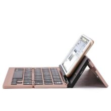 VODOOL Triple Folding Bluetooth Keyboard BT Wireless Foldable Touchpad Keypad for IOS/Android/Windows ipad Tablet VODOOL Triple Folding Bluetooth Keyboard BT Wireless Foldable Touchpad Keypad for IOS/Android/Windows ipad Tablet