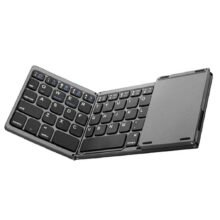 Mini Compact Triple Folding Keyboard Portable Cool Wireless Phone Tablet Keyboard With Mouse Touchpad Mini Compact Triple Folding Keyboard Portable Cool Wireless Phone Tablet Keyboard With Mouse Touchpad