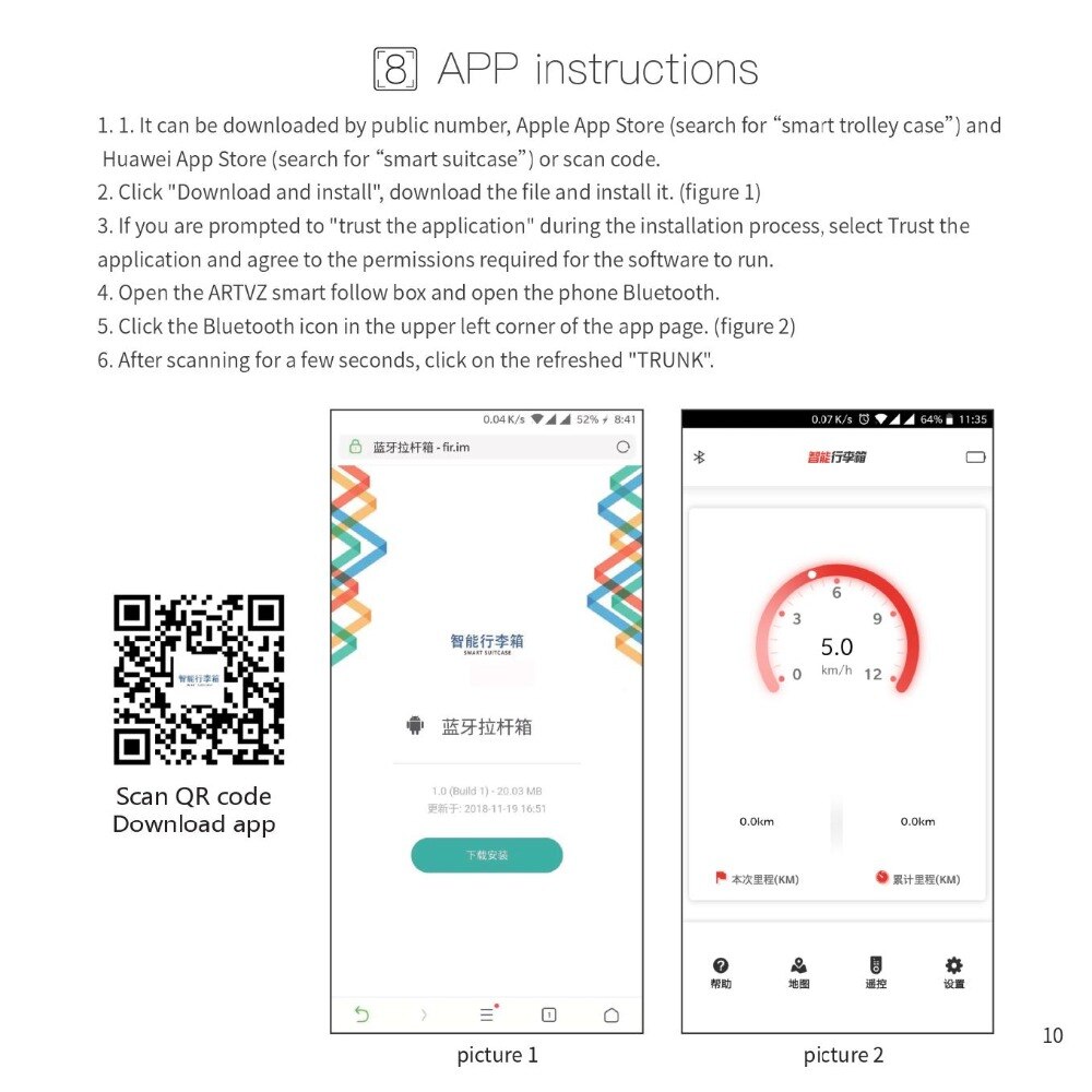 Ride-On and Self-Follow Smart Luggage with Obstacle Avoidance Multi-function electric Riding Trolley Intelligent Carry on Robot