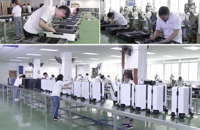 Ride-On and Self-Follow Smart Luggage with Obstacle Avoidance Multi-function electric Riding Trolley Intelligent Carry on Robot