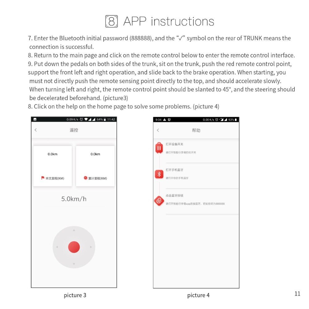 Ride-On and Self-Follow Smart Luggage with Obstacle Avoidance Multi-function electric Riding Trolley Intelligent Carry on Robot