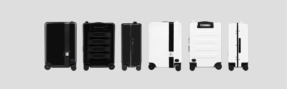 Ride-On and Self-Follow Smart Luggage with Obstacle Avoidance Multi-function electric Riding Trolley Intelligent Carry on Robot