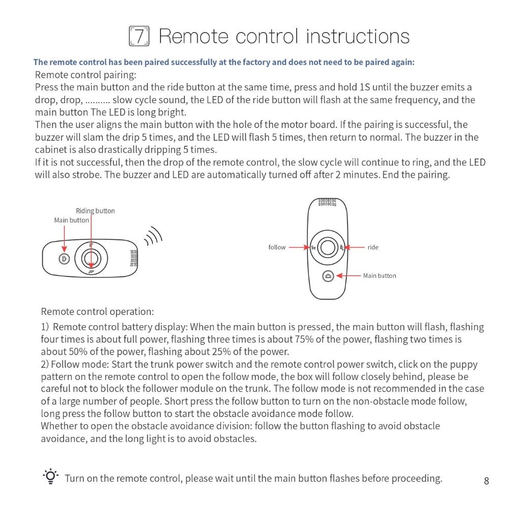 Ride-On and Self-Follow Smart Luggage with Obstacle Avoidance Multi-function electric Riding Trolley Intelligent Carry on Robot