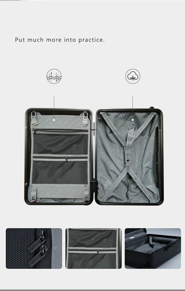 Ride-On and Self-Follow Smart Luggage with Obstacle Avoidance Multi-function electric Riding Trolley Intelligent Carry on Robot