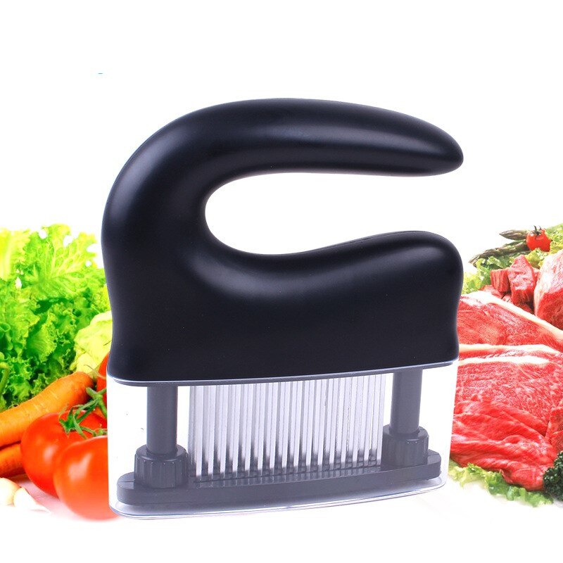 1PCS 48-pin Steak Tenderloin Needle Stainless Steel Meat Tenderizer Chicken Pork Pounder Meat Needle Knocking Meat Hammer