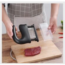 1PCS 48-pin Steak Tenderloin Needle Stainless Steel Meat Tenderizer Chicken Pork Pounder Meat Needle Knocking Meat Hammer 1PCS 48-pin Steak Tenderloin Needle Stainless Steel Meat Tenderizer Chicken Pork Pounder Meat Needle Knocking Meat Hammer