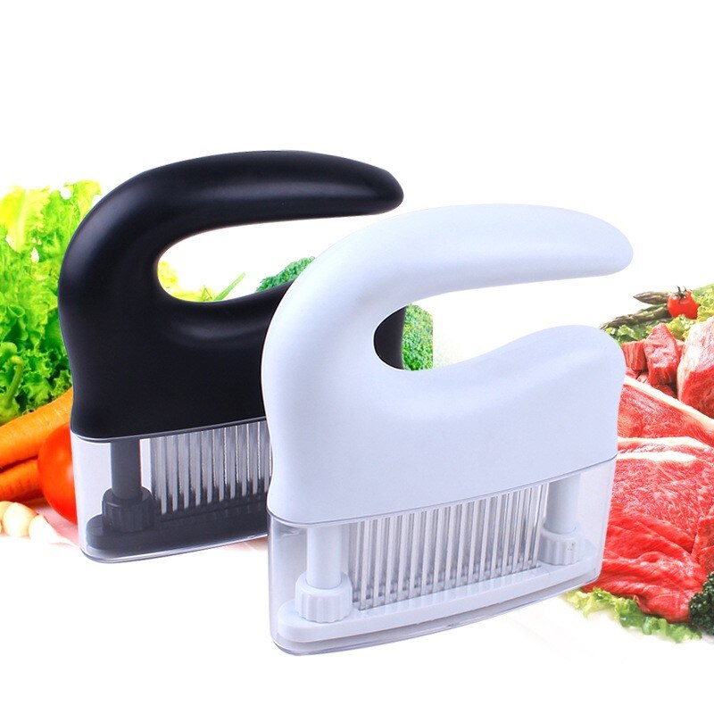 1PCS 48-pin Steak Tenderloin Needle Stainless Steel Meat Tenderizer Chicken Pork Pounder Meat Needle Knocking Meat Hammer