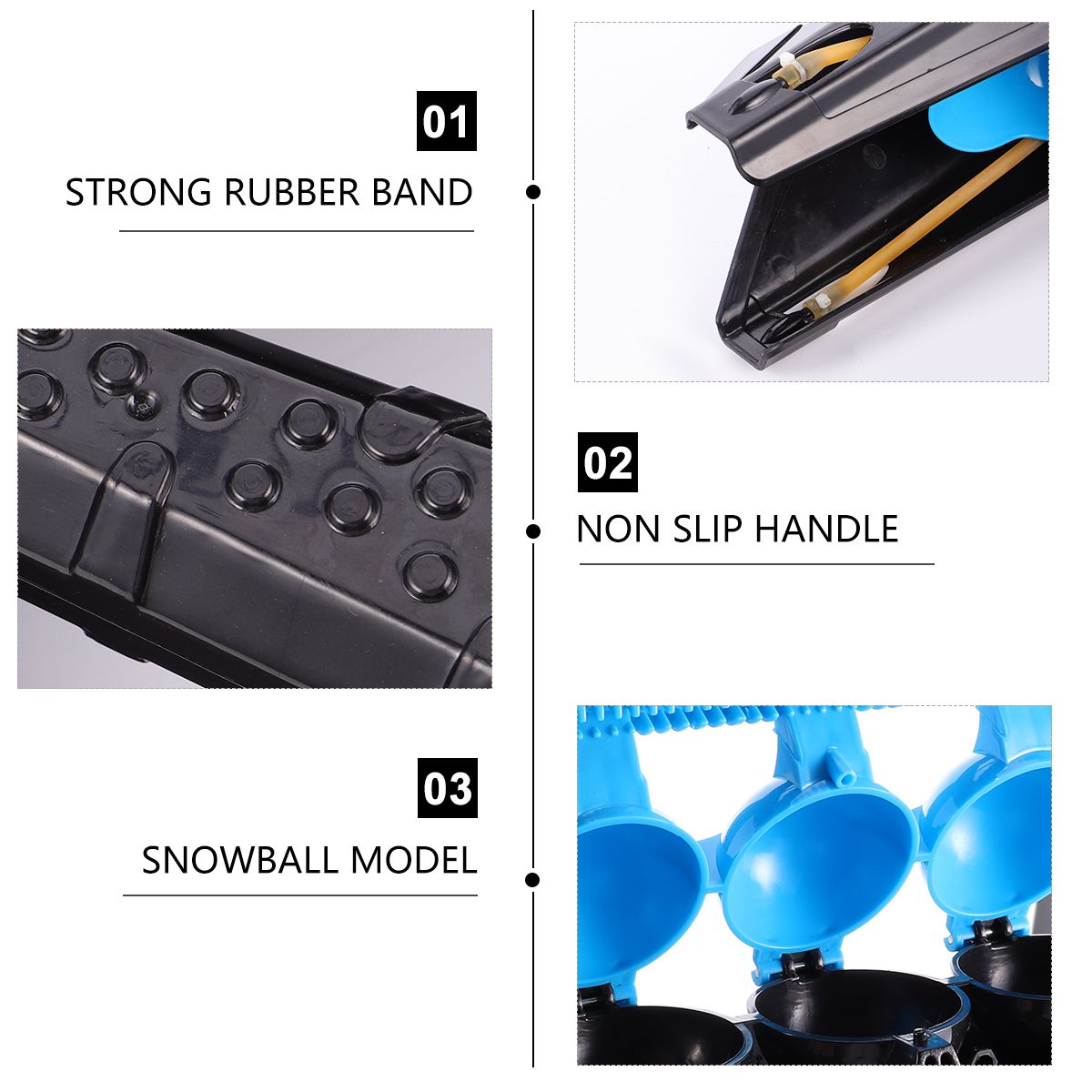 Snowball Launcher Snowball Gun Blaster Snowball Fighting Toy Winter Outdoor Toys